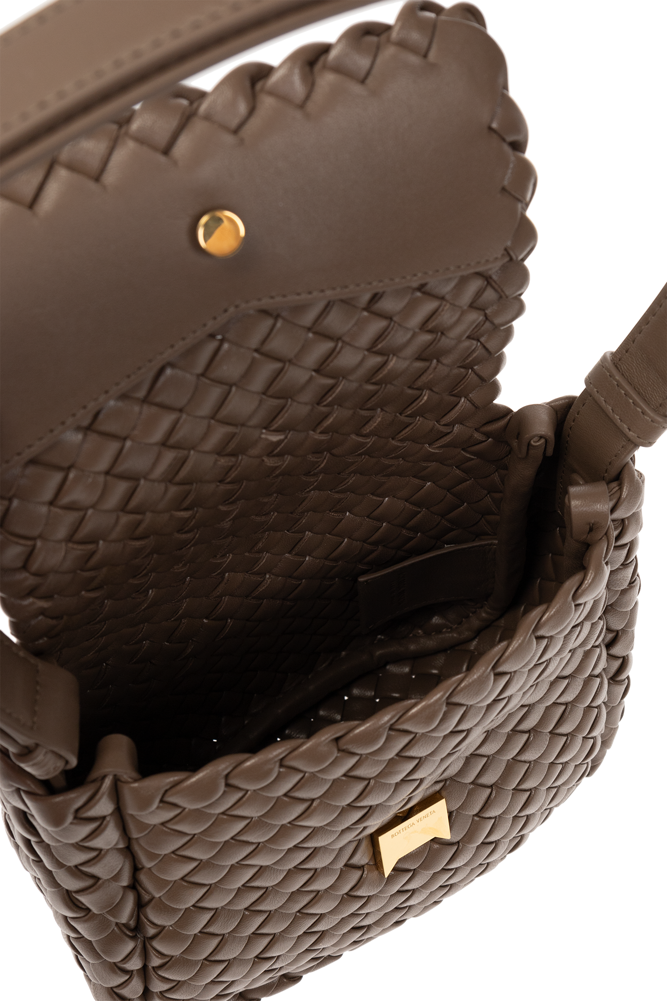 Brown 'Cobble Small' shoulder bag Bottega Veneta - Vitkac Italy